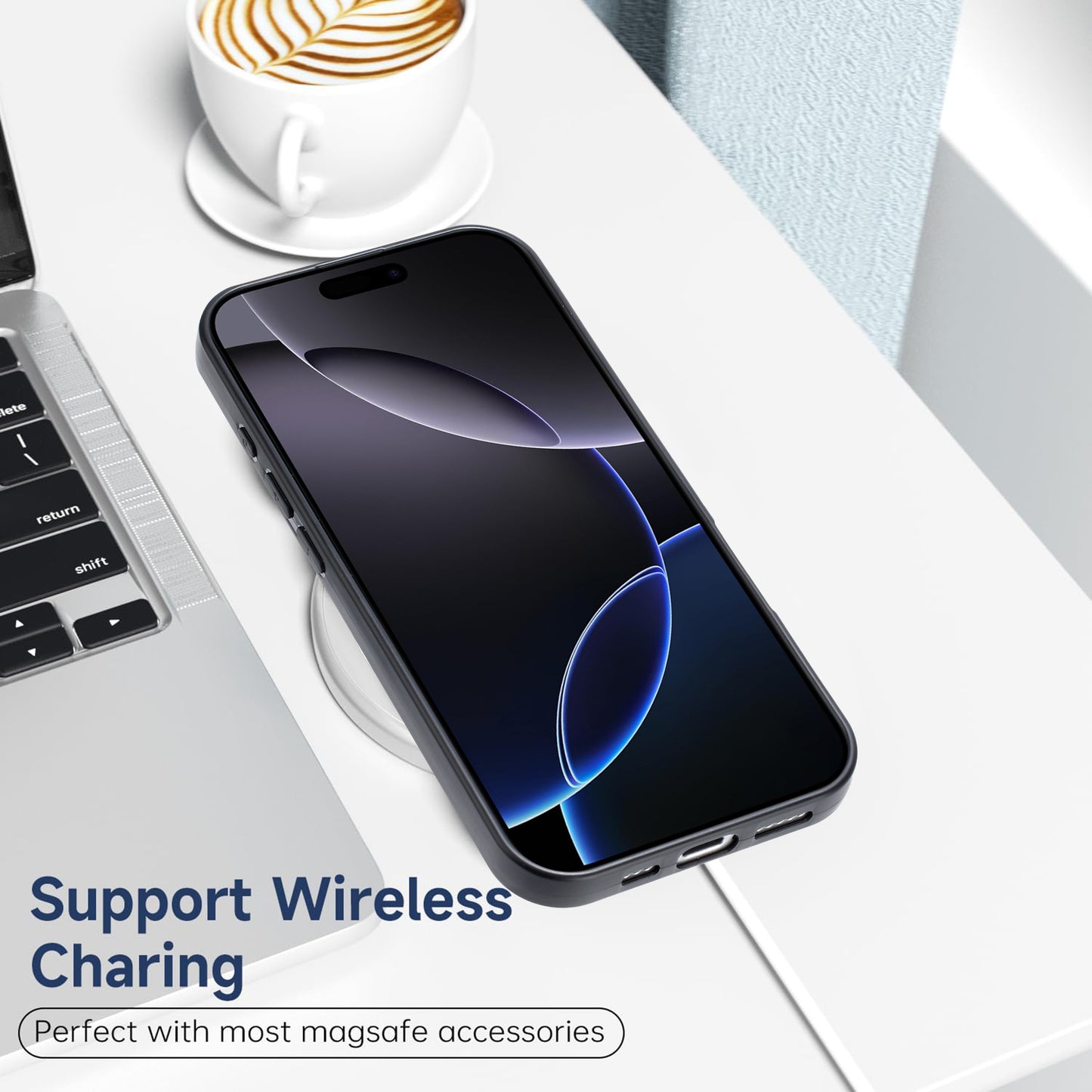 For-Realme-C71-4G-TPU-Case-Soft-Matte-Anti-fingerprint-Phone-Back-Cover-Black