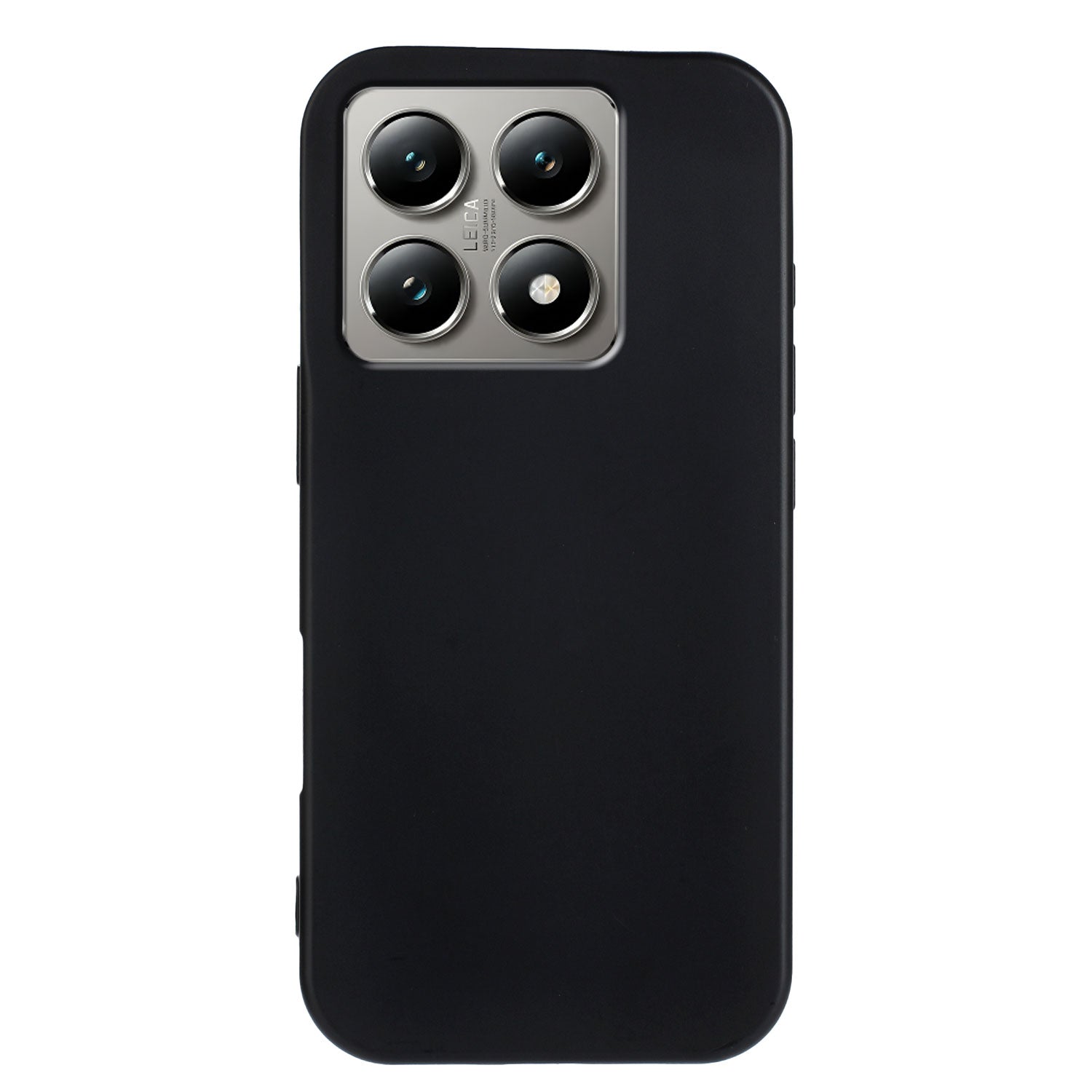 For-Xiaomi-15T-TPU-Case-Soft-Matte-Anti-fingerprint-Phone-Back-Cover-Black