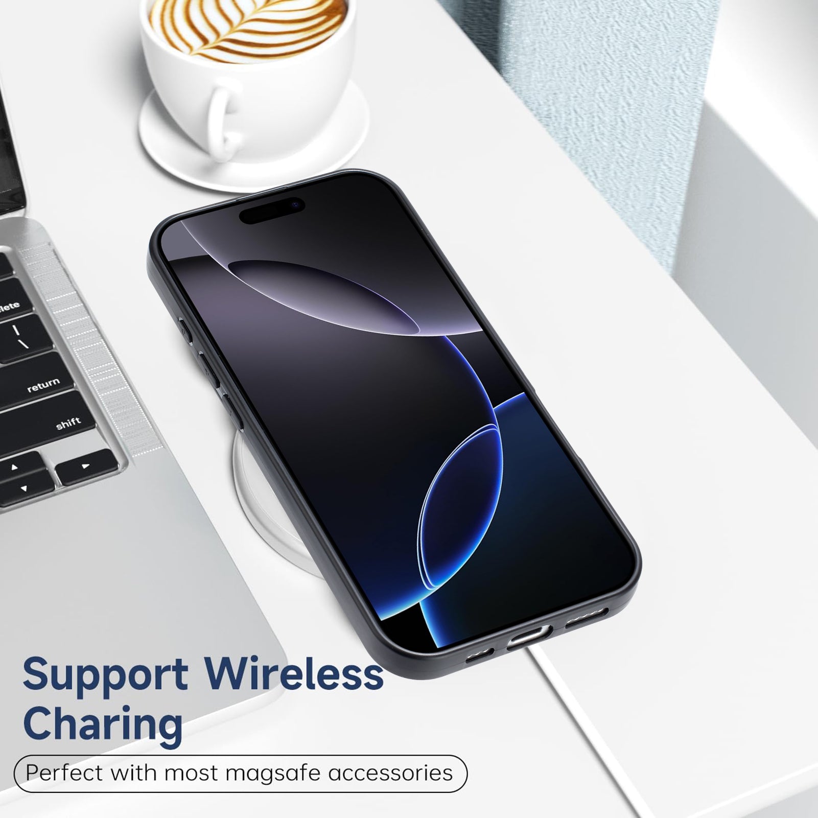 For-Xiaomi-15T-Pro-TPU-Case-Soft-Matte-Anti-fingerprint-Phone-Back-Cover-Black