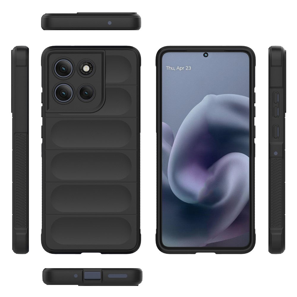 For-Motorola-Moto-G86-Power-5G-Case-Anti-Drop-Soft-TPU-Rugged-Phone-Back-Cover-Black