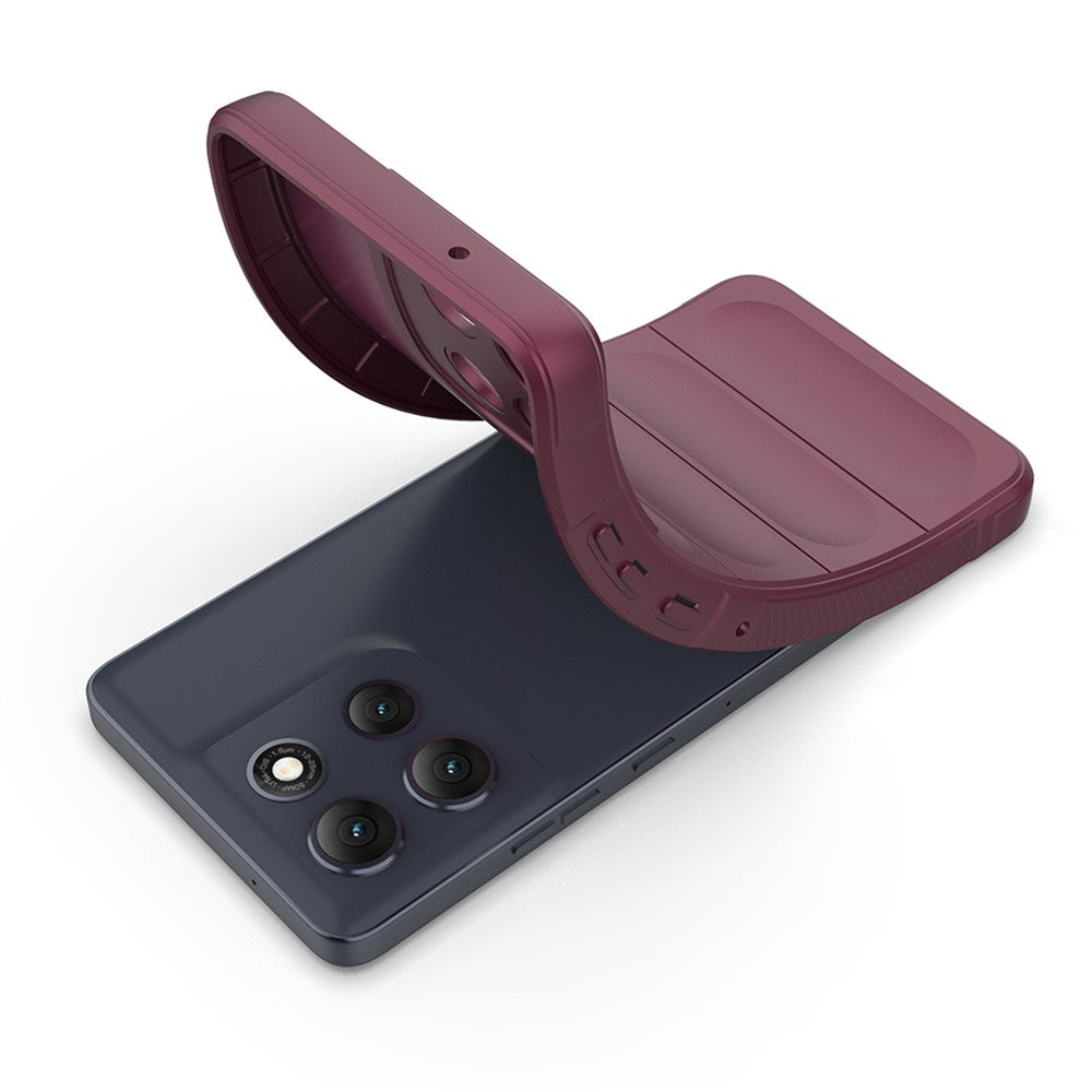 For-Motorola-Moto-G86-Power-5G-Case-Anti-Drop-Soft-TPU-Rugged-Phone-Back-Cover-Wine-Red