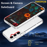 AMORUS-For-Samsung-Galaxy-A36-5G-/-A56-5G-Case-Soft-TPU-Hard-PC-Back-Shockproof-Phone-Cover-Glitter-White