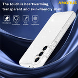 AMORUS-For-Samsung-Galaxy-A36-5G-/-A56-5G-Case-Soft-TPU-Hard-PC-Back-Shockproof-Phone-Cover-Glitter-White