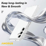 AMORUS-For-Samsung-Galaxy-A26-5G-/-A17-5G-Case-Soft-TPU-Hard-PC-Back-Shockproof-Phone-Cover-Glitter-White