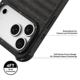 YOUNGKIT-For-iPhone-17-Pro-Max-Magnetic-Case-Jeans-Cloth-Texture-TPU-Canvas-Phone-Back-Cover-Grey