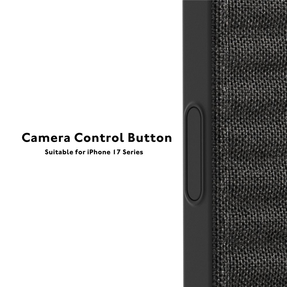 YOUNGKIT-For-iPhone-17-Pro-Max-Magnetic-Case-Jeans-Cloth-Texture-TPU-Canvas-Phone-Back-Cover-Blue