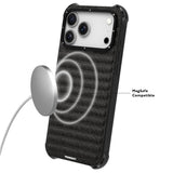 YOUNGKIT-For-iPhone-17-Pro-Max-Magnetic-Case-Jeans-Cloth-Texture-TPU-Canvas-Phone-Back-Cover-Brown