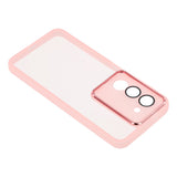 For-Xiaomi-Redmi-15-5G-(Global)-(169mm)-Case-Electroplated-Camera-Frame-TPU-Phone-Cover-Transparent-Pink