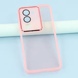 For-Xiaomi-Redmi-15-5G-(Global)-(169mm)-Case-Electroplated-Camera-Frame-TPU-Phone-Cover-Transparent-Pink