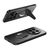 For-Honor-Magic7-Pro-5G-Case-Compatible-with-MagSafe-Hidden-Kickstand-Skin-Feel-Matte-PC-TPU-Phone-Back-Cover-Black