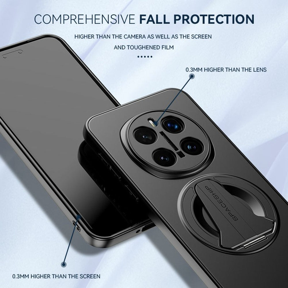 For-Honor-Magic7-Pro-5G-Case-Compatible-with-MagSafe-Hidden-Kickstand-Skin-Feel-Matte-PC-TPU-Phone-Back-Cover-Black