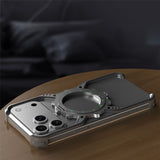 For-iPhone-17-Pro-Max-Magnetic-Case-Luminous-Kickstand-Aluminum-Alloy-X-Shape-Bumper-Phone-Cover-Orange