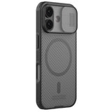 NILLKIN-Camshield-Pro-Magnetic-Series-For-iPhone-17-Case-TPU-+-PC-Clear-Black-Phone-Cover-with-Camera-Slider