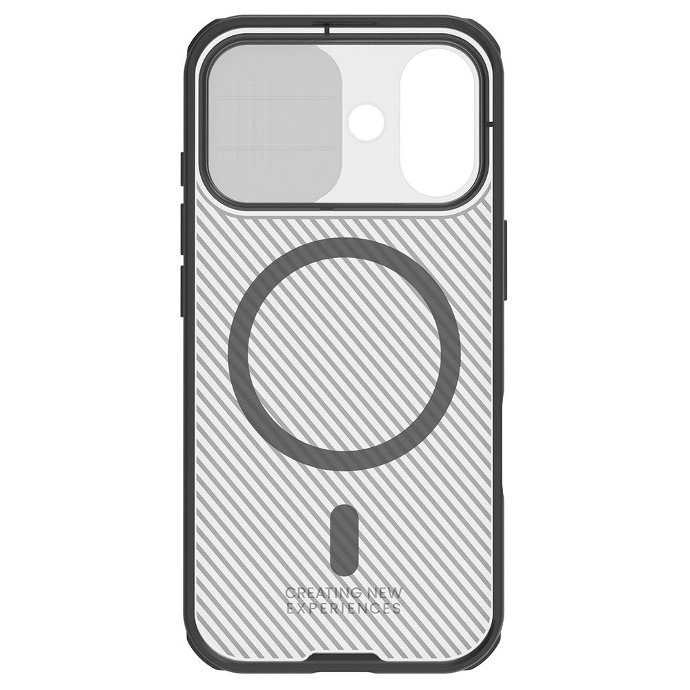 NILLKIN-Camshield-Pro-Magnetic-Series-For-iPhone-17-Case-TPU-+-PC-Clear-Black-Phone-Cover-with-Camera-Slider