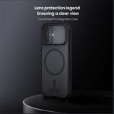 NILLKIN-Camshield-Pro-Magnetic-Series-For-iPhone-17-Case-TPU-+-PC-Clear-Black-Phone-Cover-with-Camera-Slider