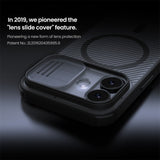 NILLKIN-Camshield-Pro-Magnetic-Series-For-iPhone-17-Case-TPU-+-PC-Clear-Black-Phone-Cover-with-Camera-Slider