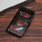 For-Xiaomi-15T-Wallet-Case-Printed-Pattern-PU-Leather-Stand-Phone-Cover-with-Strap-Don'T-Touch-My-Phone