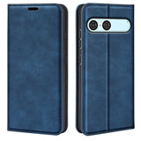 For-Sony-Xperia-10-VII-Case-Skin-Touch-Leather-Wallet-Phone-Cover-Blue