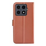 For-Xiaomi-15T-Pro-Case-Litchi-Texture-Shockproof-Leather-Wallet-Phone-Cover-Brown