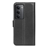For-Xiaomi-Redmi-15-5G-(EU)-(171mm)-/-Xiaomi-Redmi-15-4G-(EU)-(171mm)-Case-Litchi-Texture-Shockproof-Leather-Wallet-Phone-Cover-Black