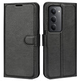 For-Xiaomi-Redmi-15-5G-(EU)-(171mm)-/-Xiaomi-Redmi-15-4G-(EU)-(171mm)-Case-Litchi-Texture-Shockproof-Leather-Wallet-Phone-Cover-Black