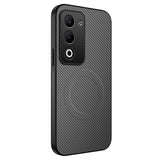 For-Xiaomi-Redmi-15-5G-(EU)-(171mm)-/-Xiaomi-Redmi-15-4G-(EU)-(171mm)-Case-Compatible-with-MagSafe-WANLONFENG-TQ-Series-Carbon-Fiber-Texture-PC-TPU-Phone-Cover-Grey