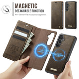 For-Samsung-Galaxy-S25-FE-Case-CASEME-C49-Compatible-with-MagSafe-RFID-Blocking-Detachable-Wallet-Leather-Phone-Cover-Coffee