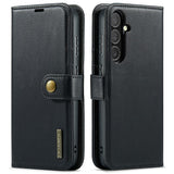 DG.MING-for-Samsung-Galaxy-S25-FE-Case-Detachable-Split-Leather-Phone-Cover-Black