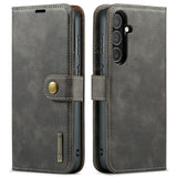 DG.MING-for-Samsung-Galaxy-S25-FE-Case-Detachable-Split-Leather-Phone-Cover-Grey