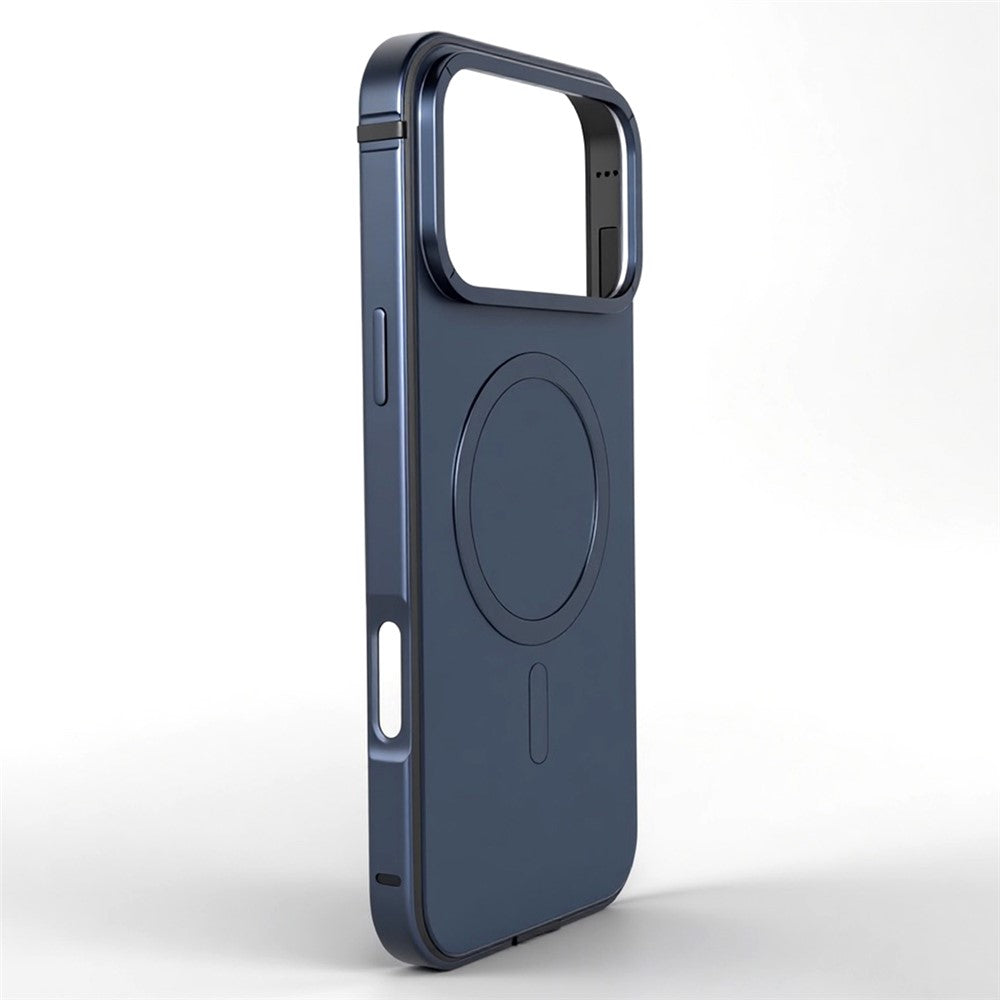 For-iPhone-17-Pro-Case-Metal-TPU-Frame-PC-Back-Phone-Cover-Compatible-with-MagSafe-Navy-Blue