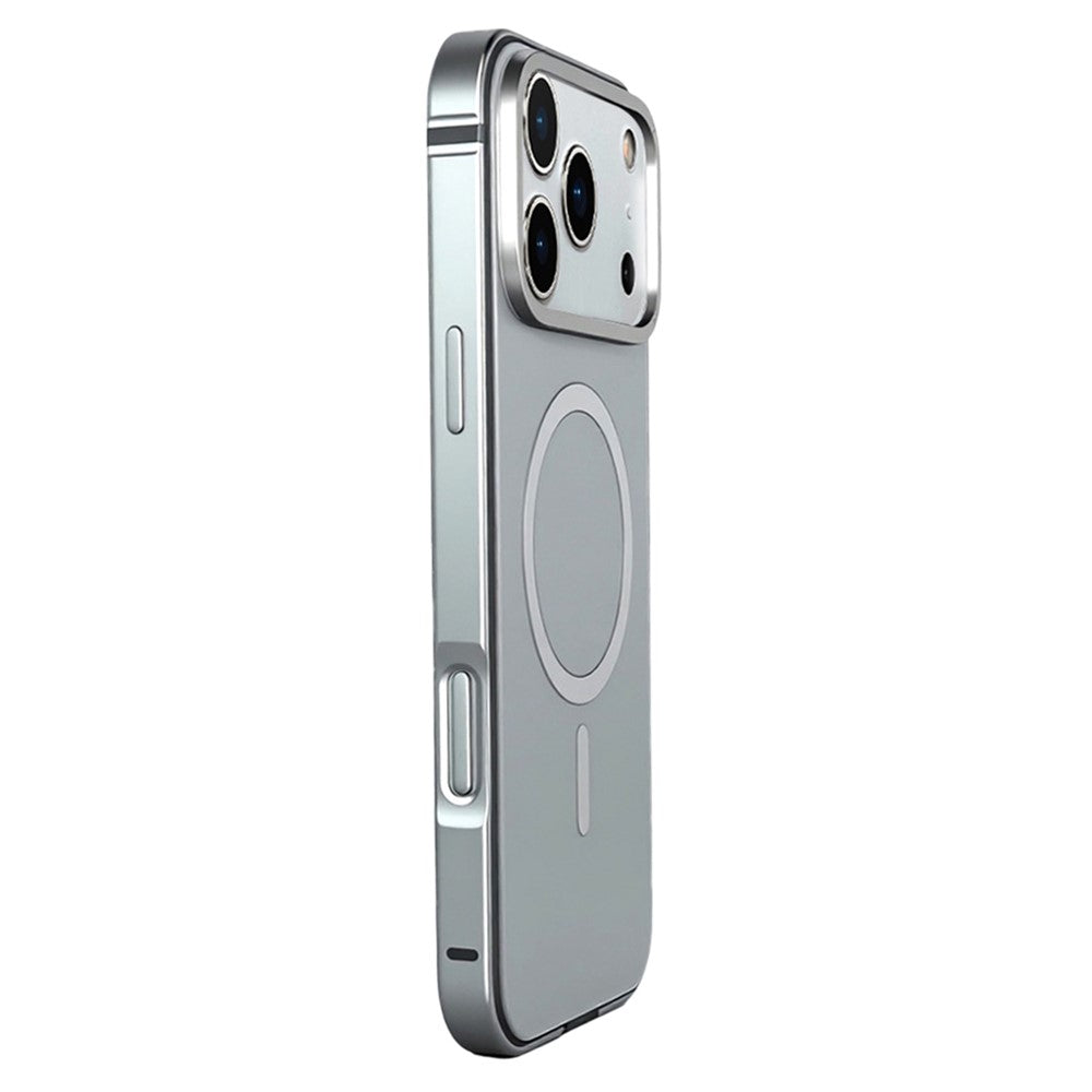 For-iPhone-17-Pro-Case-Metal-TPU-Frame-PC-Back-Phone-Cover-Compatible-with-MagSafe-Grey
