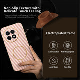 For-OnePlus-Ace-5-5G-/-5-Pro-5G-/-13R-5G-Phone-Case-Carbon-Fiber-Textured-Electroplated-TPU-Back-Cover-Pink