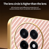 For-OnePlus-Ace-5-5G-/-5-Pro-5G-/-13R-5G-Phone-Case-Carbon-Fiber-Textured-Electroplated-TPU-Back-Cover-Pink