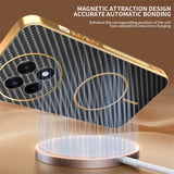 For-OnePlus-Ace-5-5G-/-5-Pro-5G-/-13R-5G-Phone-Case-Carbon-Fiber-Textured-Electroplated-TPU-Back-Cover-Black