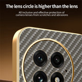 For-OnePlus-13-Phone-Case-Carbon-Fiber-Textured-Electroplated-TPU-Back-Cover-Coffee