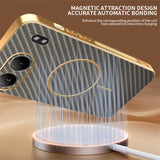 For-OnePlus-Nord-4-Phone-Case-Carbon-Fiber-Textured-Electroplated-TPU-Back-Cover-Coffee