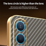 For-OnePlus-Nord-CE4-Lite-5G-Phone-Case-Carbon-Fiber-Textured-Electroplated-TPU-Back-Cover-Coffee