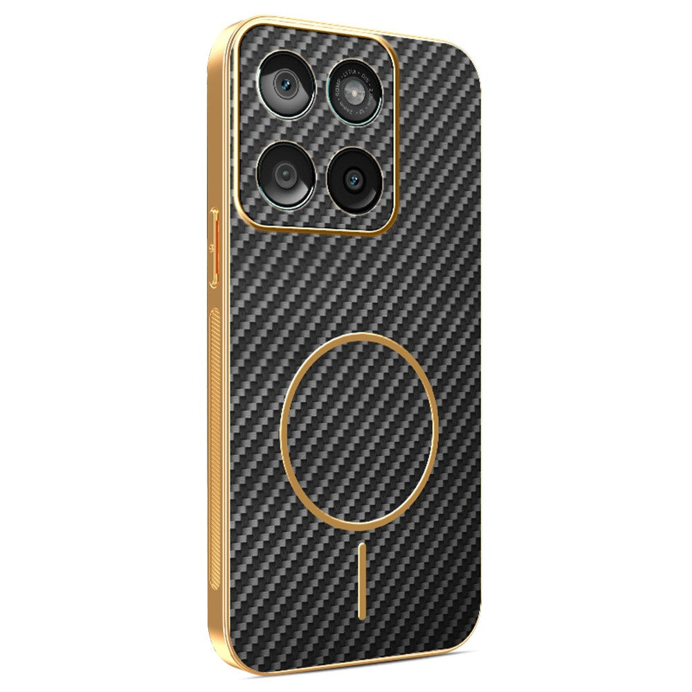 For-Motorola-Edge-60-Fusion-5G-/-Edge-60-5G-/-Edge-60s-5G-Phone-Case-Carbon-Fiber-Textured-Electroplated-TPU-Back-Cover-Black