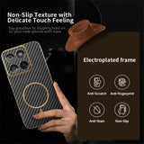 For-Motorola-Edge-60-Fusion-5G-/-Edge-60-5G-/-Edge-60s-5G-Phone-Case-Carbon-Fiber-Textured-Electroplated-TPU-Back-Cover-Black