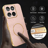 For-Motorola-Edge-60-Fusion-5G-/-Edge-60-5G-/-Edge-60s-5G-Phone-Case-Carbon-Fiber-Textured-Electroplated-TPU-Back-Cover-Pink