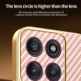 For-Motorola-Edge-60-Pro-5G-Phone-Case-Carbon-Fiber-Textured-Electroplated-TPU-Back-Cover-Pink