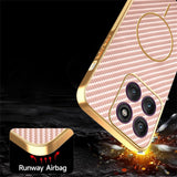 For-Motorola-Edge-60-Pro-5G-Phone-Case-Carbon-Fiber-Textured-Electroplated-TPU-Back-Cover-Pink