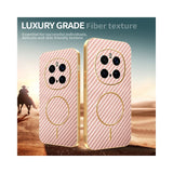 For-Honor-Magic7-Pro-5G-Phone-Case-Carbon-Fiber-Textured-Electroplated-TPU-Back-Cover-Pink