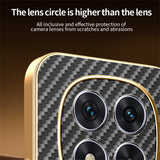 For-Xiaomi-Redmi-Note-14-Pro-4G-Phone-Case-Carbon-Fiber-Textured-Electroplated-TPU-Back-Cover-Black