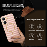 For-Xiaomi-Poco-X7-Pro-5G-/-Redmi-Turbo-4-5G-Phone-Case-Carbon-Fiber-Textured-Electroplated-TPU-Back-Cover-Pink