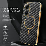 For-Xiaomi-Redmi-Turbo-4-Pro-5G-/-Poco-F7-5G-Phone-Case-Carbon-Fiber-Textured-Electroplated-TPU-Back-Cover-Black