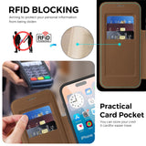 For-iPhone-17-Pro-Max-Case-Compatible-with-MagSafe-RFID-Blocking-Leather-Wallet-Cover-with-Rotating-Ring-Kickstand-Coffee