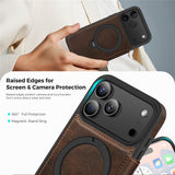 For-iPhone-17-Pro-Max-Case-Compatible-with-MagSafe-RFID-Blocking-Leather-Wallet-Cover-with-Rotating-Ring-Kickstand-Coffee