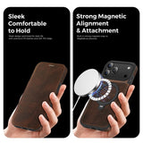 For-iPhone-17-Pro-Max-Case-Compatible-with-MagSafe-RFID-Blocking-Leather-Wallet-Cover-with-Rotating-Ring-Kickstand-Coffee