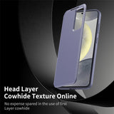 For-Samsung-Galaxy-S25-FE-Case-with-Card-Holder-Smart-View-Window-Leather-Phone-Cover-Lavender-Grey